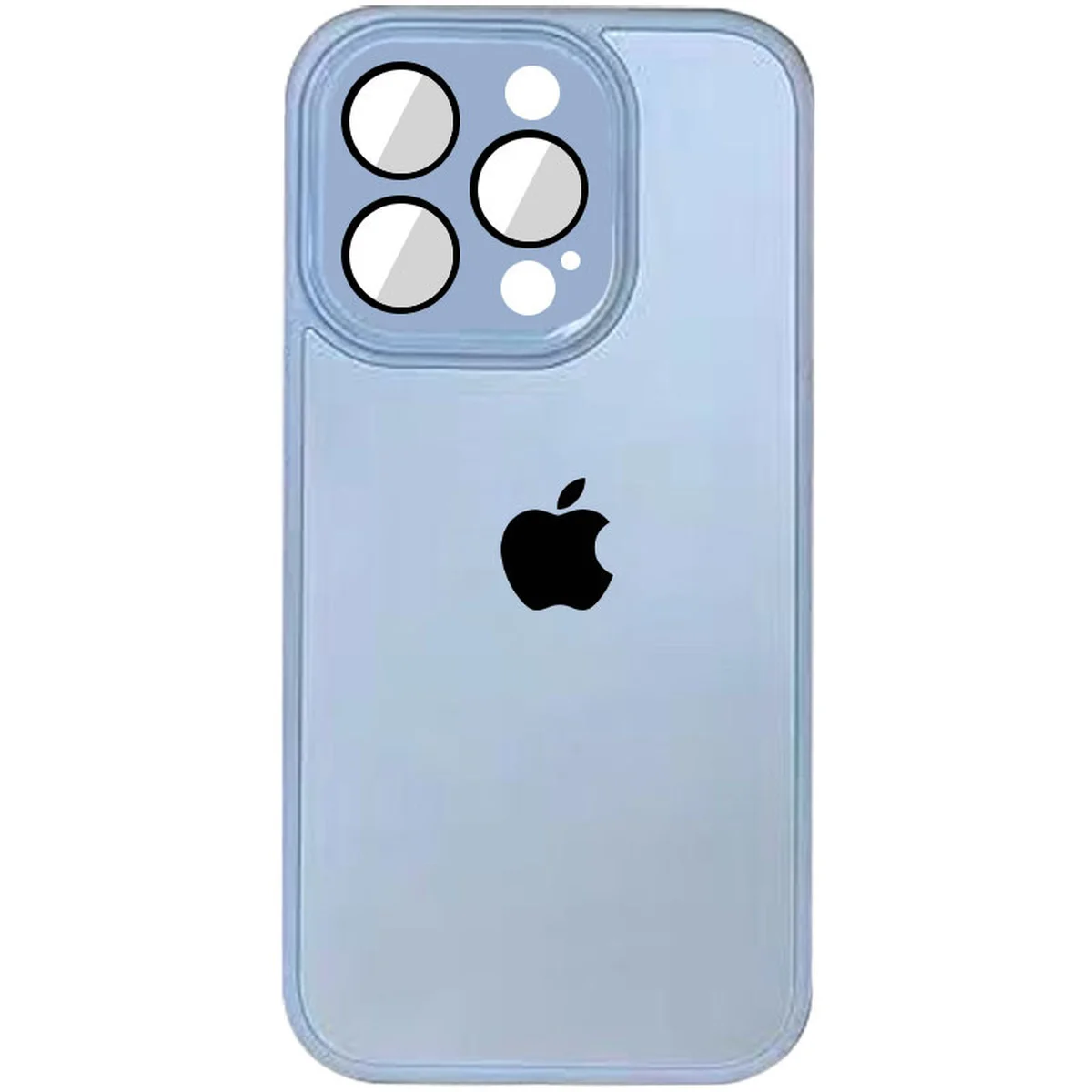Чохол TPU+Glass Sapphire Midnight для Apple iPhone 13 Pro (6.1") Блакитний / Blue