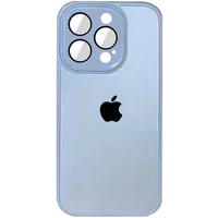 Чохол TPU+Glass Sapphire Midnight для Apple iPhone 13 Pro (6.1") Блакитний / Blue