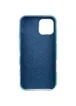 Чехол Silicone case full Aquarelle для Apple iPhone 13 Pro (6.1") Бирюзово-белый
