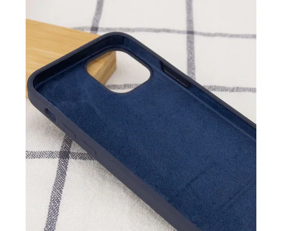 Чехол Silicone Case Full Protective (AA) для Apple iPhone 13 Pro (6.1") Темный Синий / Midnight Blue