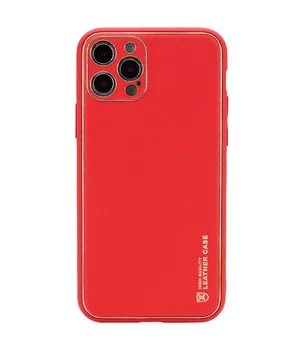 Шкіряний чохол Xshield для Apple iPhone 13 Pro (6.1") Червоний / Red