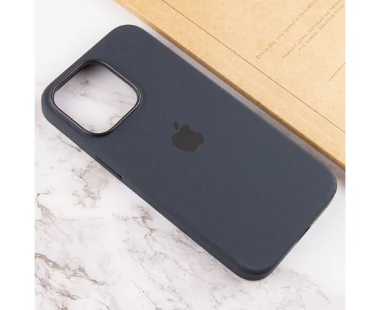 Чехол Silicone case (AAA) full with Magsafe and Animation для Apple iPhone 13 Pro (6.1") Черный / Midnight