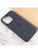Чехол Silicone case (AAA) full with Magsafe and Animation для Apple iPhone 13 Pro (6.1") Черный / Midnight
