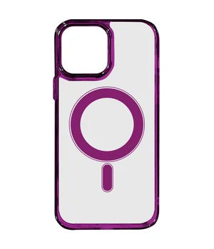 Чехол TPU Iris with MagSafe для Apple iPhone 13 Pro (6.1") Бордовый