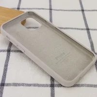 Чохол Silicone Case Full Protective (AA) Apple iPhone 13 Pro (6.1") Сірий / Stone