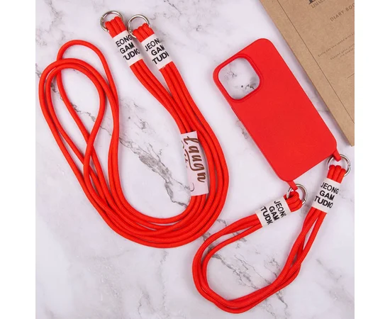 Чохол TPU two straps California для Apple iPhone 13 Pro (6.1") Червоний