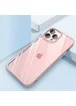 TPU+PC чехол Chrome Buttons для Apple iPhone 13 Pro (6.1") Розовый