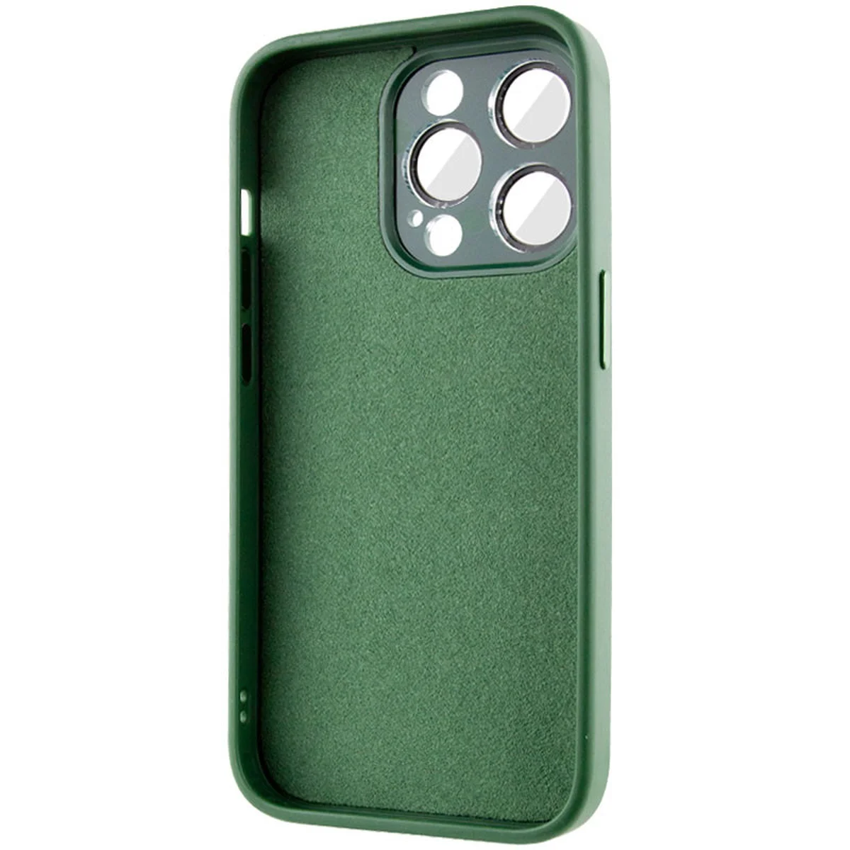 Чохол TPU+Glass Sapphire Midnight для Apple iPhone 13 Pro (6.1") Зелений / Forest green