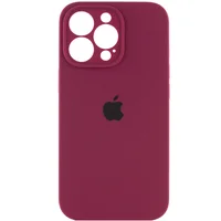 Чехол Silicone Case Full Camera Protective (AA) для Apple iPhone 13 Pro (6.1") Бордовый / Maroon