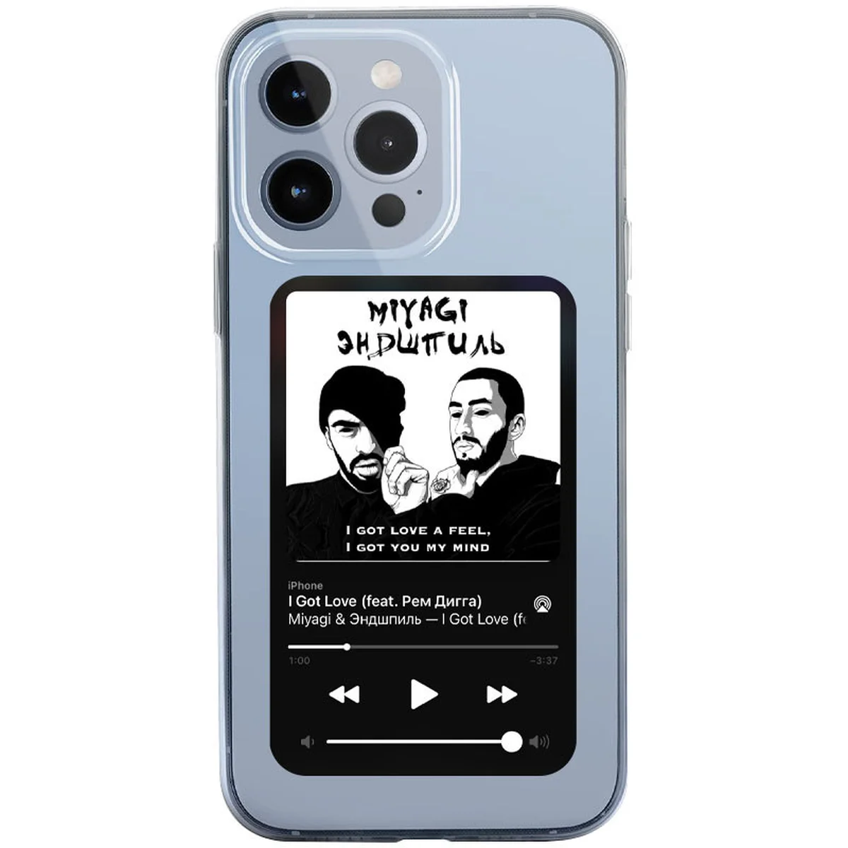 TPU чехол Music style для Apple iPhone 13 Pro (6.1") Miyagi