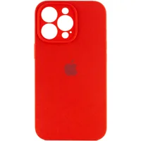 Чехол Silicone Case Full Camera Protective (AA) для Apple iPhone 13 Pro (6.1") Красный / Red