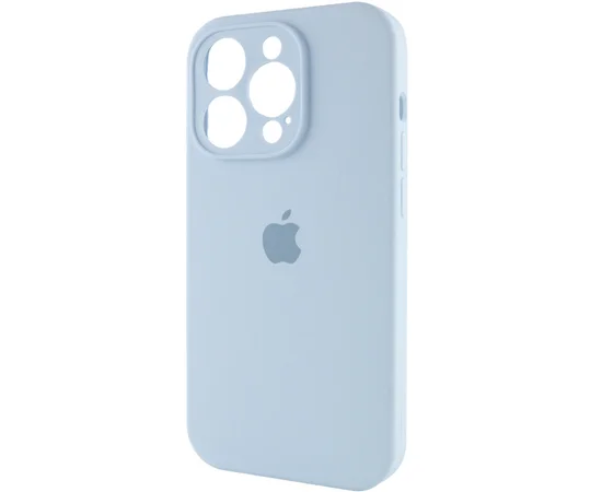 Чехол Silicone Case Full Camera Protective (AA) для Apple iPhone 13 Pro (6.1") Голубой / Sweet Blue
