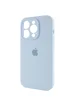 Чехол Silicone Case Full Camera Protective (AA) для Apple iPhone 13 Pro (6.1") Голубой / Sweet Blue