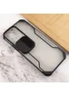 Чехол Camshield matte Ease TPU со шторкой для Apple iPhone 13 Pro (6.1") Черный