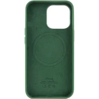 Чехол Silicone case (AAA) full with Magsafe and Animation для Apple iPhone 13 Pro (6.1") Зеленый / Clover