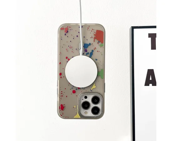 Чехол TPU+PC Flush with MagSafe для Apple iPhone 13 Pro (6.1") Titanium grey