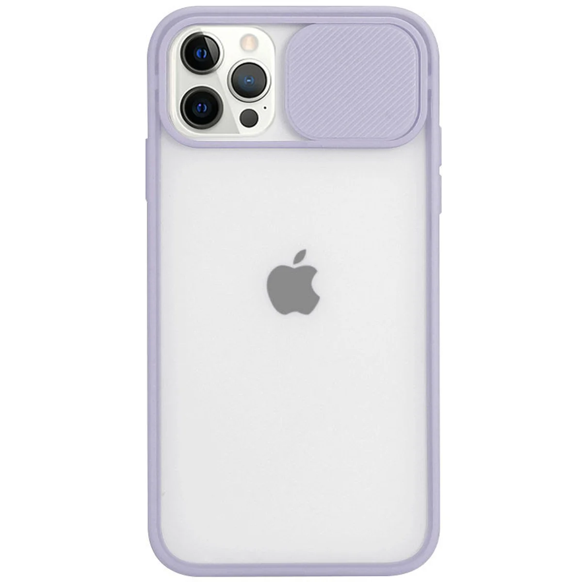 Чехол Camshield mate TPU со шторкой для камеры для Apple iPhone 13 Pro (6.1") Сиреневый