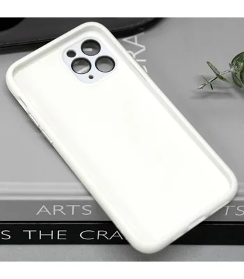 Чохол TPU+Glass Sapphire Midnight with MagSafe для Apple iPhone 13 Pro (6.1") Білий / White