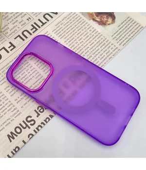 Чохол TPU+PC Lily with MagSafe для Apple iPhone 13 Pro (6.1") Purple