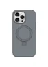 Чехол Silicone Case Full Protective NO LOGO with Ring для Apple iPhone 13 Pro (6.1") Grey
