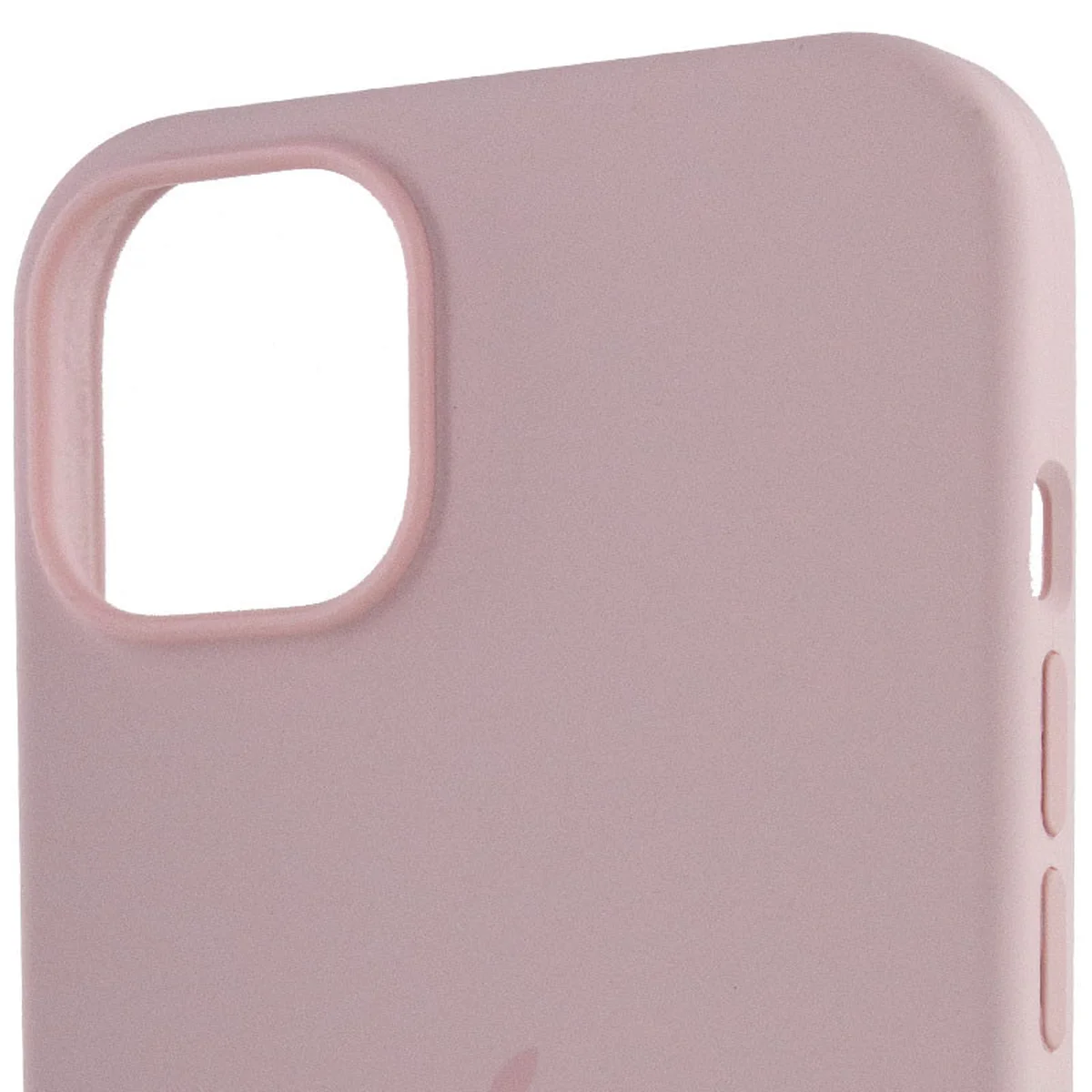 Чохол Silicone case (AAA) full with Magsafe для Apple iPhone 13 Pro (6.1") Рожевий / Chalk Pink