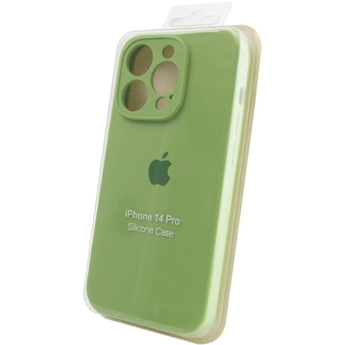 Чехол Silicone Case Full Camera Protective (AA) для Apple iPhone 13 Pro (6.1") Мятный / Mint