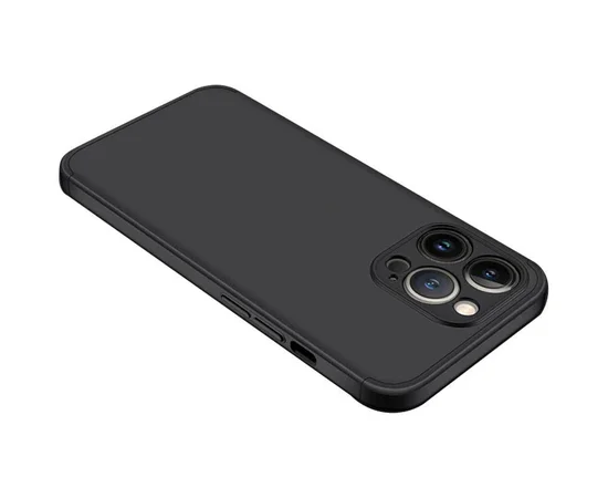 Пластиковая накладка GKK LikGus 360 градусов (opp) для Apple iPhone 13 Pro (6.1") Черный