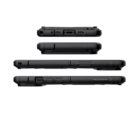 TPU+PC чехол Nillkin CamShield Adventurer (шторка на камеру) для Apple iPhone 13 Pro (6.1") Черный