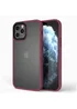 TPU+PC чехол Metal Buttons для Apple iPhone 13 Pro (6.1") Бордовый