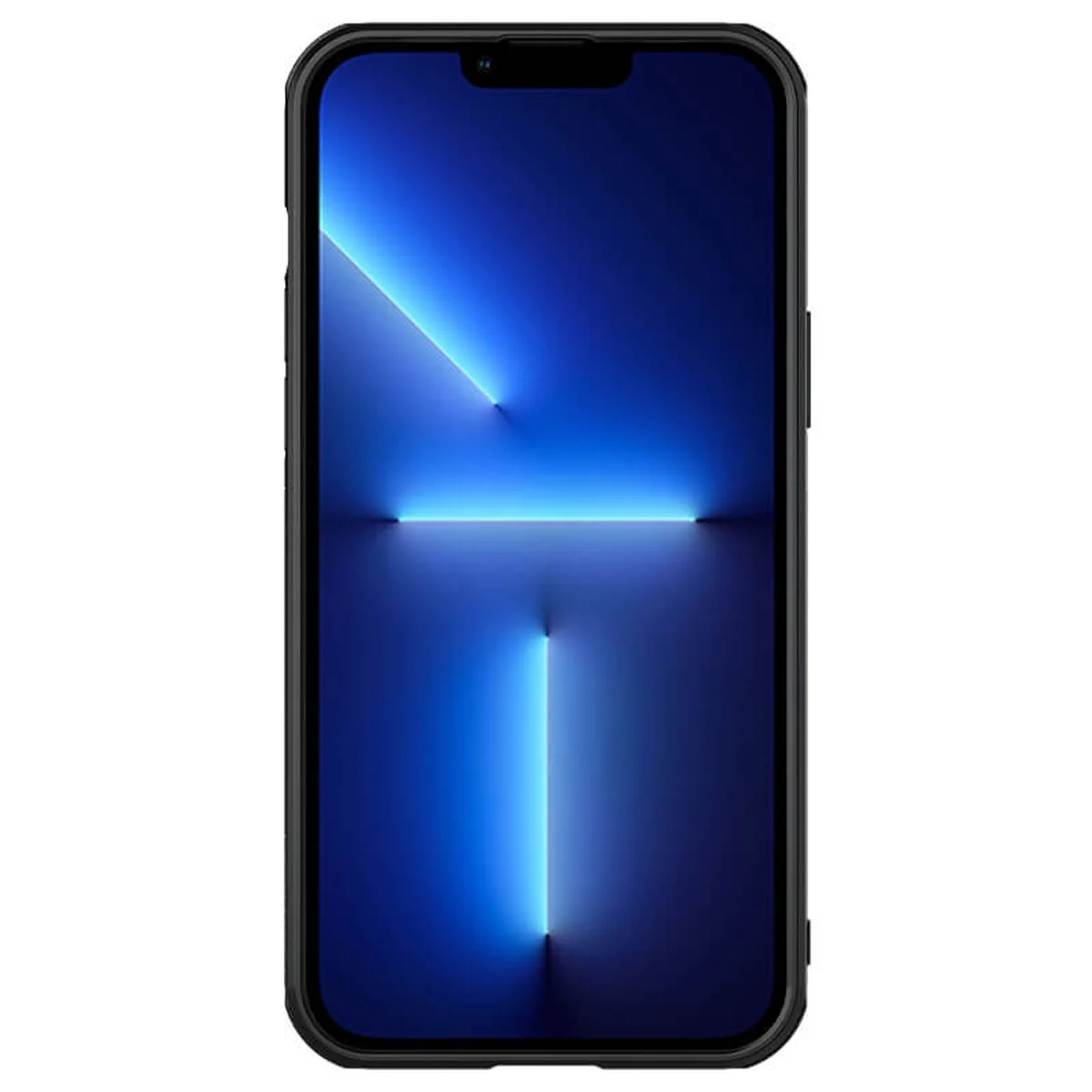 Кожаная накладка Nillkin Camshield Leather (шторка на камеру) для Apple iPhone 13 Pro (6.1") Черный / Black