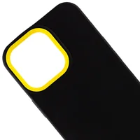 Чехол TPU+PC Bichromatic для Apple iPhone 13 Pro (6.1") Black / Yellow