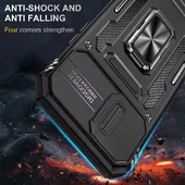 Ударопрочный чехол Camshield Army Ring для Apple iPhone 13 Pro (6.1") Черный / Black