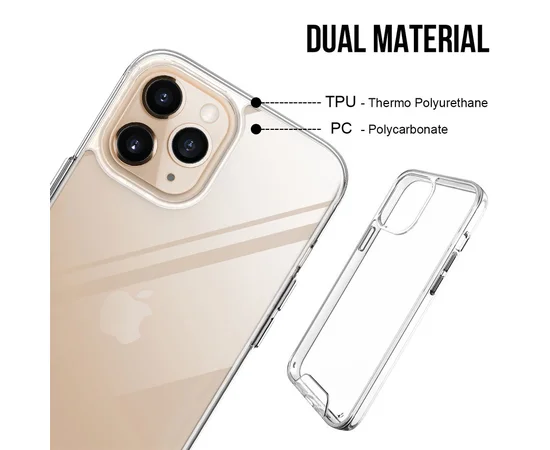 Чехол TPU Space Case transparent для Apple iPhone 13 Pro (6.1") Прозрачный
