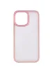 TPU+PC чехол Metal Buttons для Apple iPhone 13 Pro (6.1") Розовый