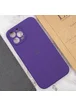 Чехол Silicone Case Full Camera Protective (AA) для Apple iPhone 13 Pro (6.1") Фиолетовый / Amethyst