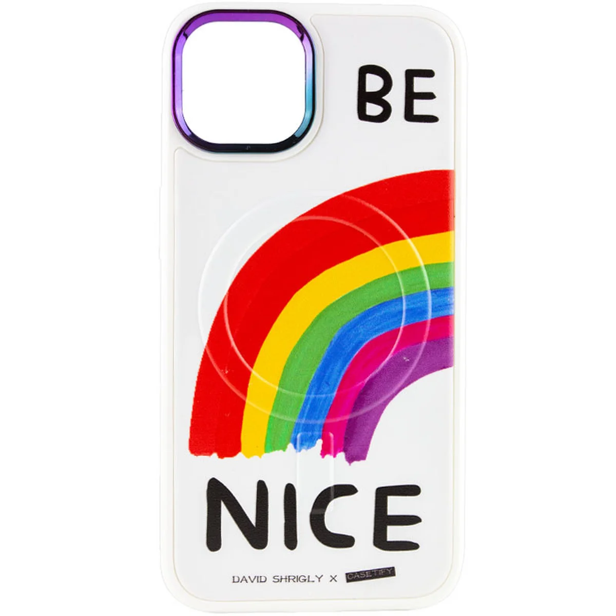 TPU+PC чехол Funny pictures with MagSafe для Apple iPhone 13 Pro (6.1") Be Nice