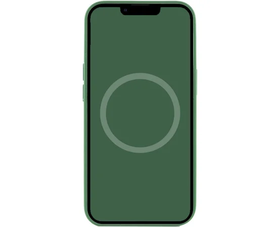 Чохол Silicone case (AAA) full with Magsafe and Animation для Apple iPhone 13 Pro (6.1") Зелений / Clover