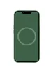 Чохол Silicone case (AAA) full with Magsafe and Animation для Apple iPhone 13 Pro (6.1") Зелений / Clover
