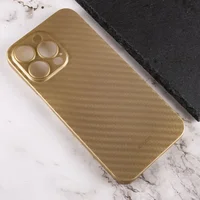 Чехол K-DOO Air carbon Series для Apple iPhone 13 Pro (6.1") Sunset Gold