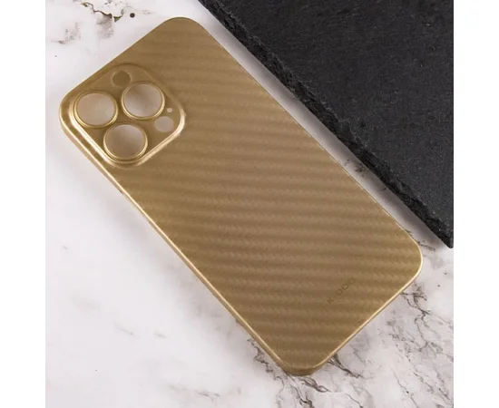 Чехол K-DOO Air carbon Series для Apple iPhone 13 Pro (6.1") Sunset Gold