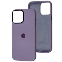 Чохол Silicone Case Metal Buttons (AA) для Apple iPhone 13 Pro (6.1") Фіолетовий / Iris