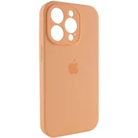 Чехол Silicone Case Full Camera Protective (AA) для Apple iPhone 13 Pro (6.1") Оранжевый / Cantaloupe