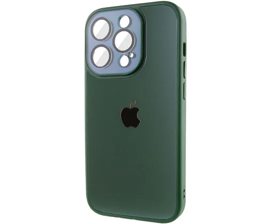 Чехол TPU+Glass Sapphire Midnight для Apple iPhone 13 Pro (6.1") Зеленый / Forest green