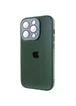 Чехол TPU+Glass Sapphire Midnight для Apple iPhone 13 Pro (6.1") Зеленый / Forest green