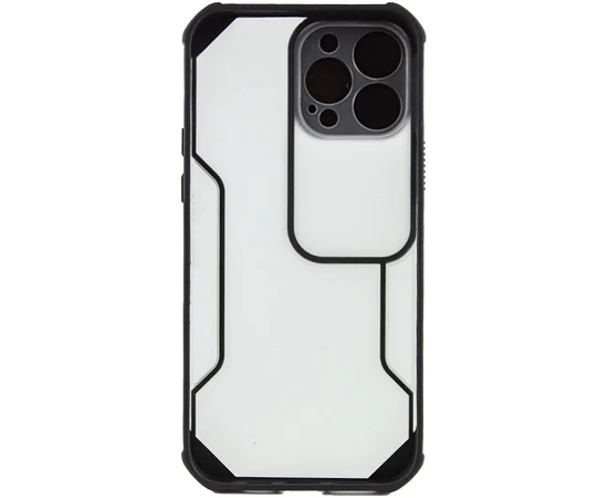 Чехол Camshield matte Ease TPU со шторкой для Apple iPhone 13 Pro (6.1") Черный