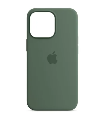 Чехол Silicone case (AAA) full with Magsafe and Animation для Apple iPhone 13 Pro (6.1") Зеленый / Eucalyptus