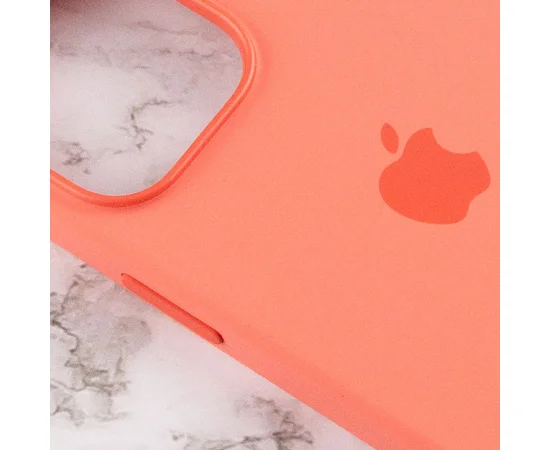 Чехол Silicone case (AAA) full with Magsafe and Animation для Apple iPhone 13 Pro (6.1") Розовый / Pink Pomelo