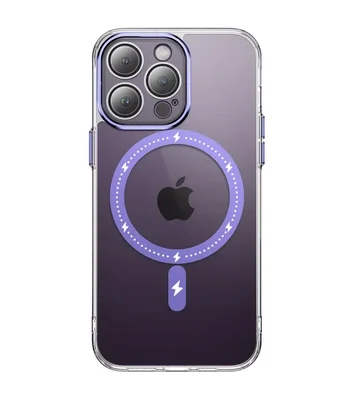 Чохол TPU+PC Colorful with MagSafe для Apple iPhone 13 Pro (6.1") Purple