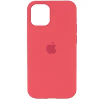 Чехол Silicone Case Full Protective (AA) для Apple iPhone 13 Pro (6.1") Красный / Camellia