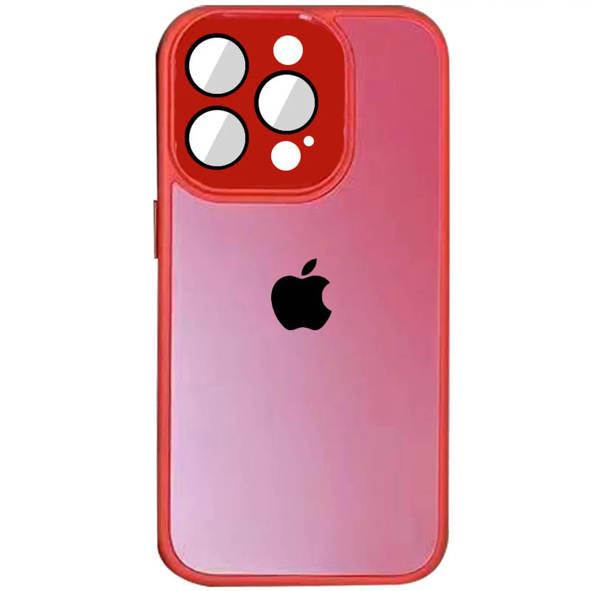 Чехол TPU+Glass Sapphire Midnight для Apple iPhone 13 Pro (6.1") Красный / Red